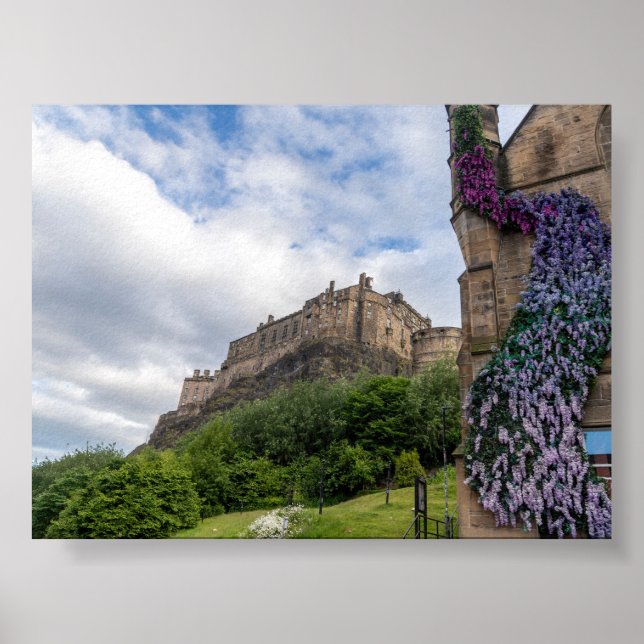 Edimburgh castle poster (Framsidan)