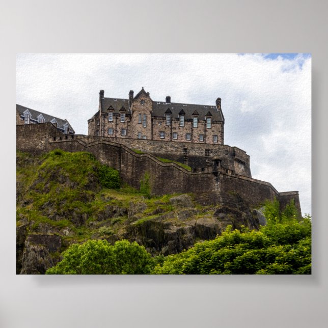 Edimburgh castle poster (Framsidan)