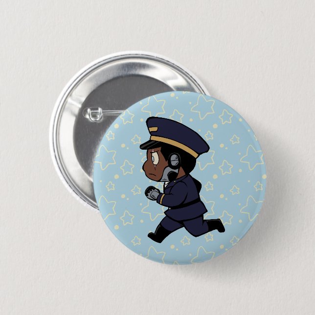 Edin Running - andra kontakttangenten Knapp (Framsida & baksida)