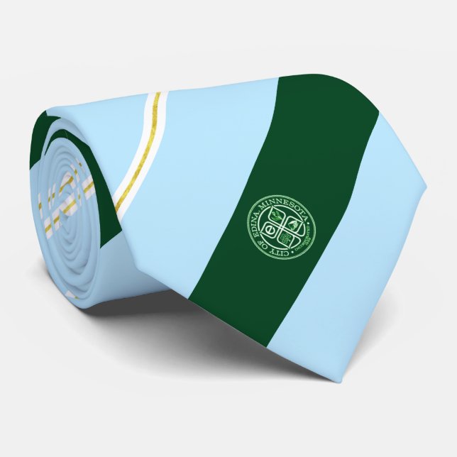 Edina (Minnesota) city flagga Neck Tie Slips (Rullad)