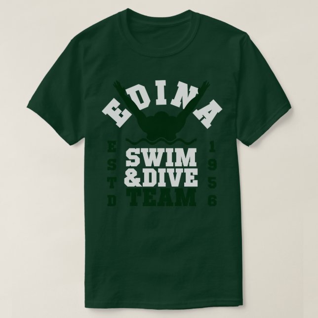 Edina Swim Dive Team 11 T Shirt (Design framsida)