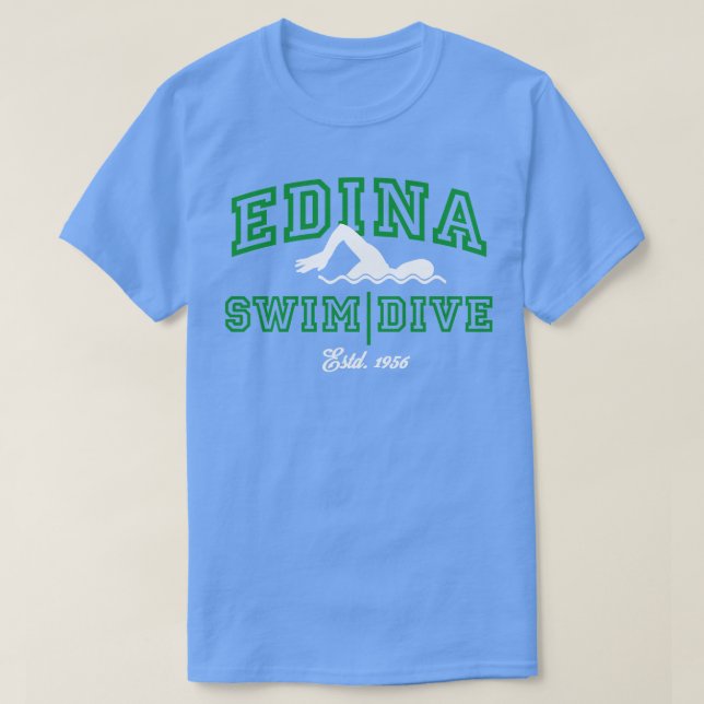 Edina Swim Dive Team 14 T Shirt (Design framsida)