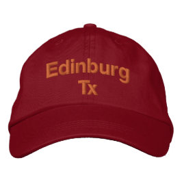 Edinburg Texas Broderad Keps