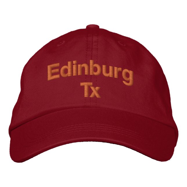 Edinburg Texas Broderad Keps (Framsida)