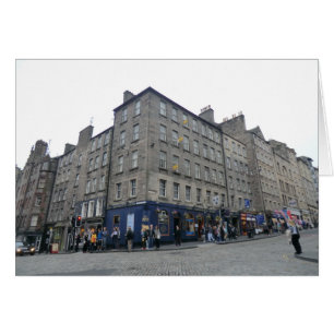 Edinburgh är världens sluttningar hälsningskort