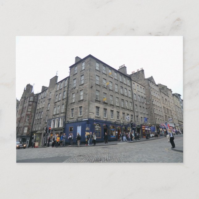 Edinburgh är världens sluttningar vykort (Framsida)