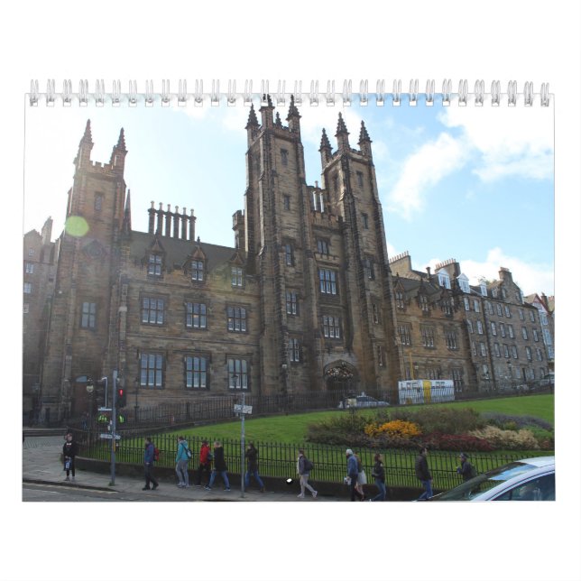 Edinburgh beskådar kalendern kalender (Omslag)