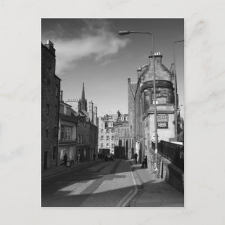 Edinburgh Candlemakers Row Mono Vykort