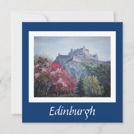 Edinburgh Castle bra art card av Pola.B.Alex Julkort