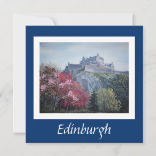 Edinburgh Castle bra art card av Pola.B.Alex Julkort
