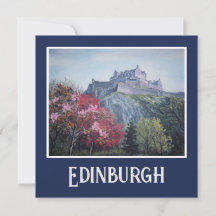 Edinburgh Castle bra art card av Pola.B.Alex