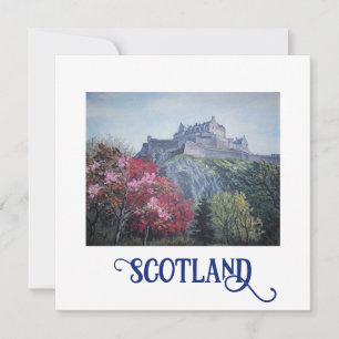 Edinburgh Castle bra art card av Pola.B.Alex Julkort