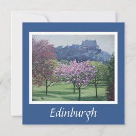 Edinburgh Castle bra art card av Pola.B.Alex Julkort
