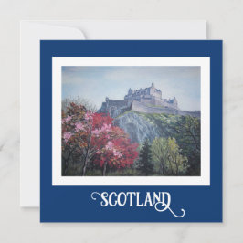 Edinburgh Castle bra art card av Pola.B.Alex Julkort