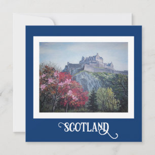 Edinburgh Castle bra art card av Pola.B.Alex Julkort