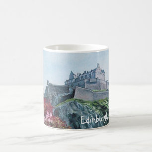 Edinburgh Castle bra art Pola.B.Alex oljemålning Kaffemugg