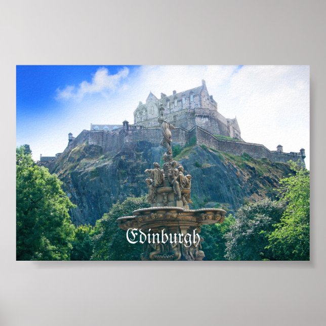 Edinburgh Castle Customize Product Poster (Framsidan)