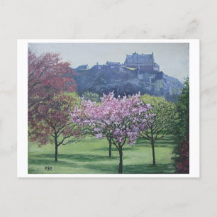 Edinburgh Castle. Edinburgh, Skottland Helg Vykort