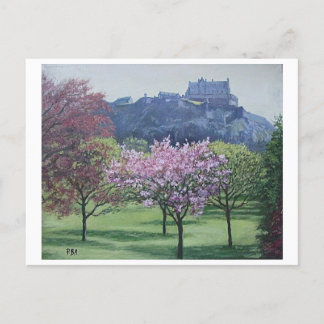 Edinburgh Castle. Edinburgh, Skottland Helg Vykort
