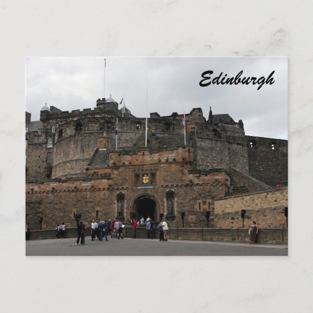 edinburgh castle entrance vykort (Framsida)