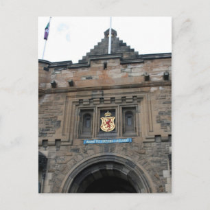 edinburgh castle grind arch vykort