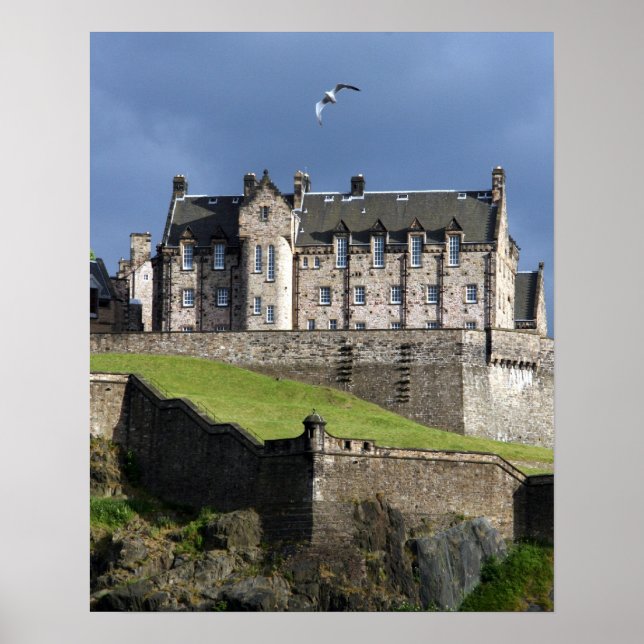 edinburgh castle gull poster (Framsidan)