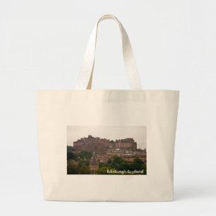 Edinburgh Castle i Avstånd Personalize Jumbo Tygkasse