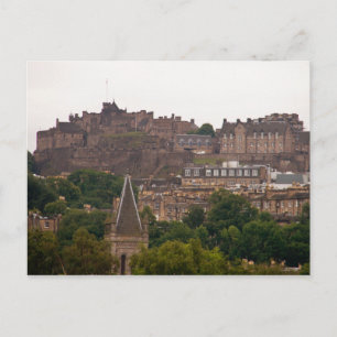 Edinburgh Castle i Avstånd Vykort