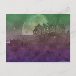 Edinburgh Castle i natt Vykort