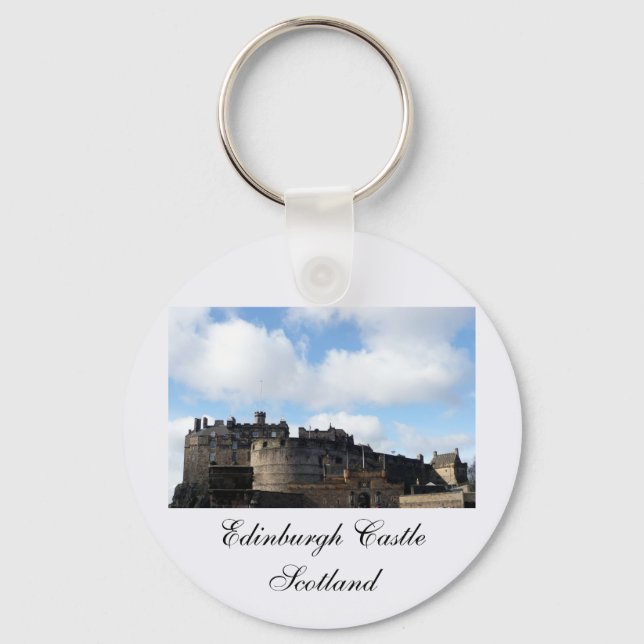 Edinburgh Castle i Skottland Nyckelring (Framsida)