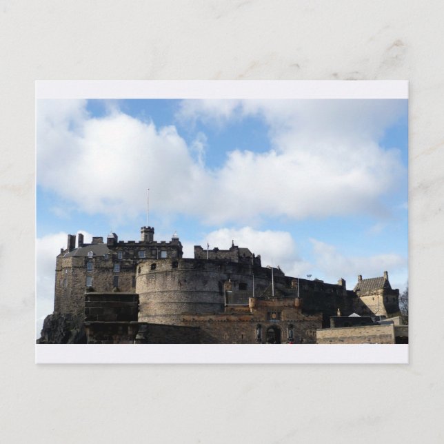 Edinburgh Castle i Skottland Vykort (Framsida)