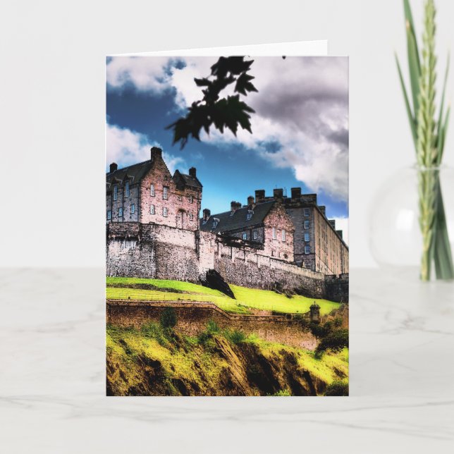Edinburgh Castle Kort (Framsida)