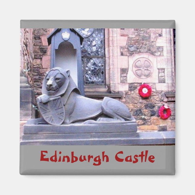 Edinburgh Castle Magnet (Framsidan)