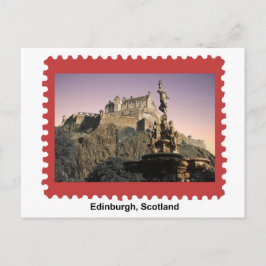 Edinburgh Castle Postage Frimärke Vykort