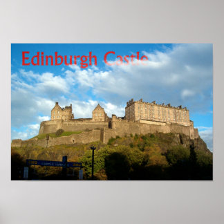 Edinburgh Castle Print Poster