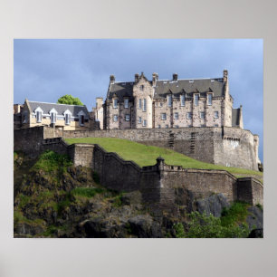 edinburgh castle scotland poster