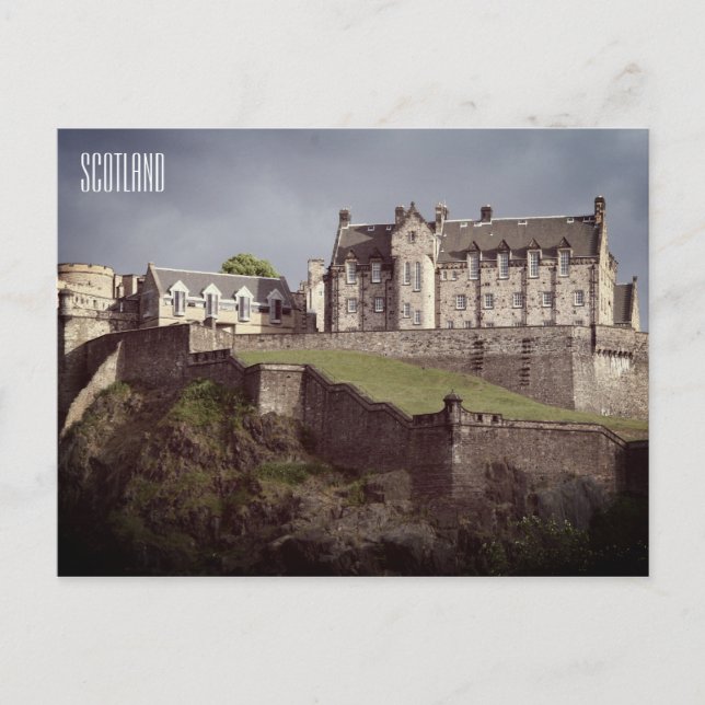 edinburgh castle scotland vykort (Framsida)