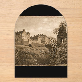 Edinburgh Castle Sepia Fotografiet