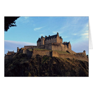 Edinburgh Castle, Skottland Hälsningskort