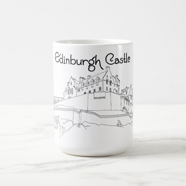 Edinburgh Castle, Skottland Kaffemugg (Center)