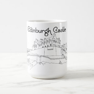 Edinburgh Castle, Skottland Kaffemugg