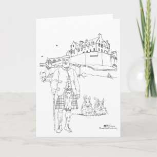 Edinburgh Castle, Skottland Kort