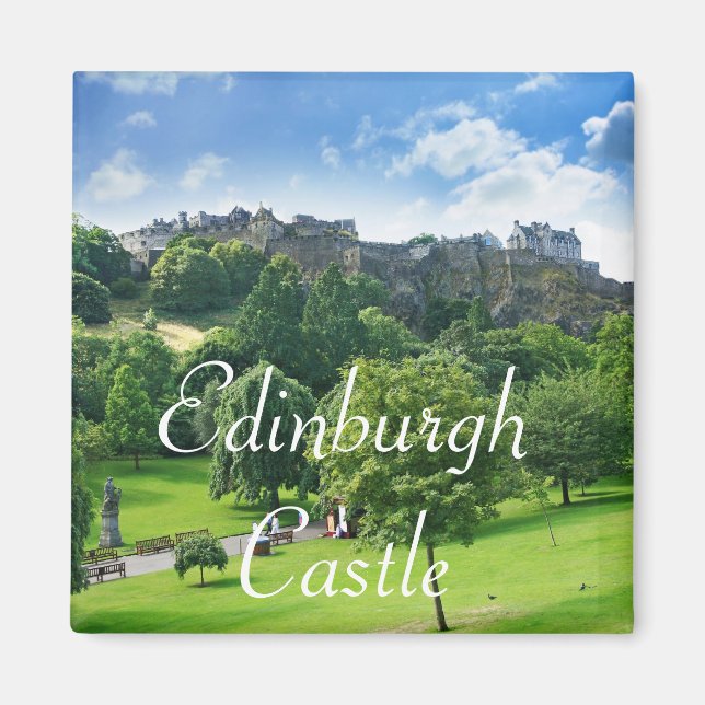Edinburgh Castle, Skottland Magnet (Framsidan)