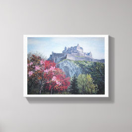 Edinburgh Castle, Skottland, Pola.B.Alex Canvastryck