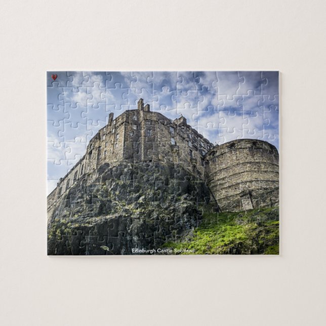 Edinburgh Castle Skottland Pussel (Horisontell)