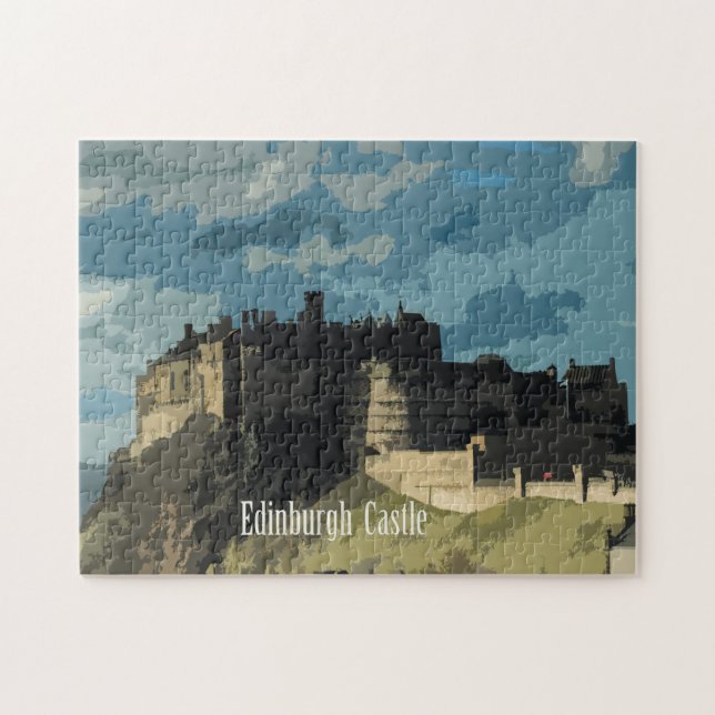 Edinburgh Castle, Skottland Pussel (Horisontell)