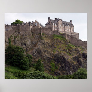 edinburgh castle sten poster
