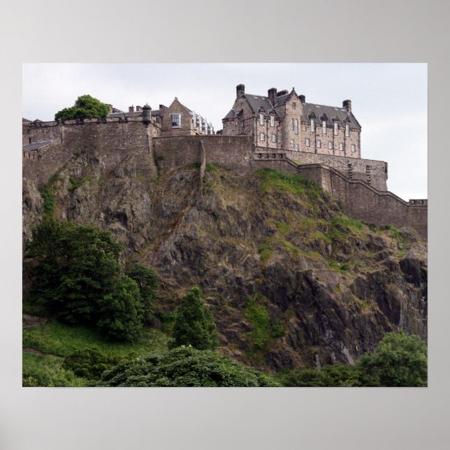 edinburgh castle sten poster (Framsidan)