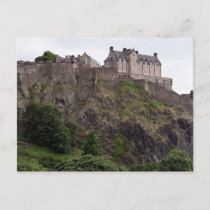 edinburgh castle sten vykort
