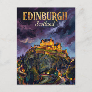 Edinburgh Castle Storbritannien Vykort
